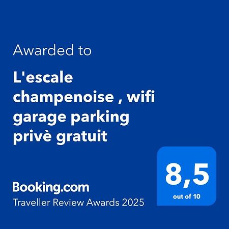 L'Escale Champenoise , Wifi Garage Parking Prive Gratuit Apartment Chalons en Champagne Luaran gambar